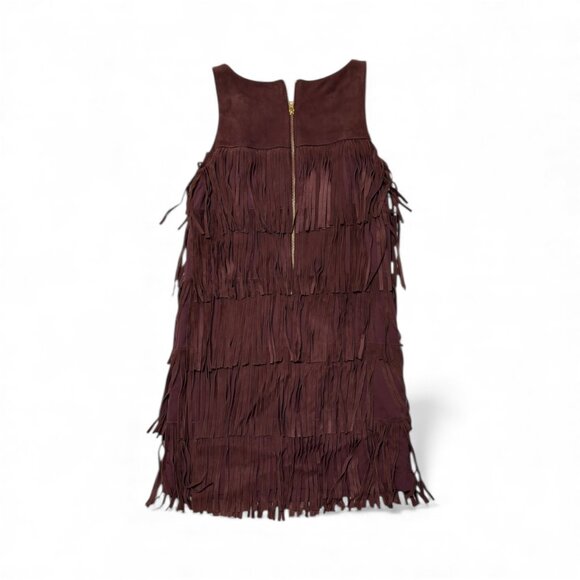 Suede Flapper Fringed Dress - Picture 5 of 5